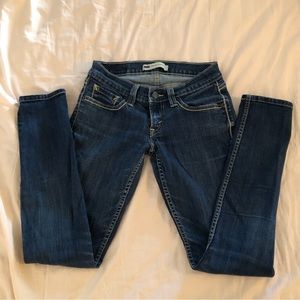 Levi’s Y2K 524 superlow skinny dark wash juniors size 3
